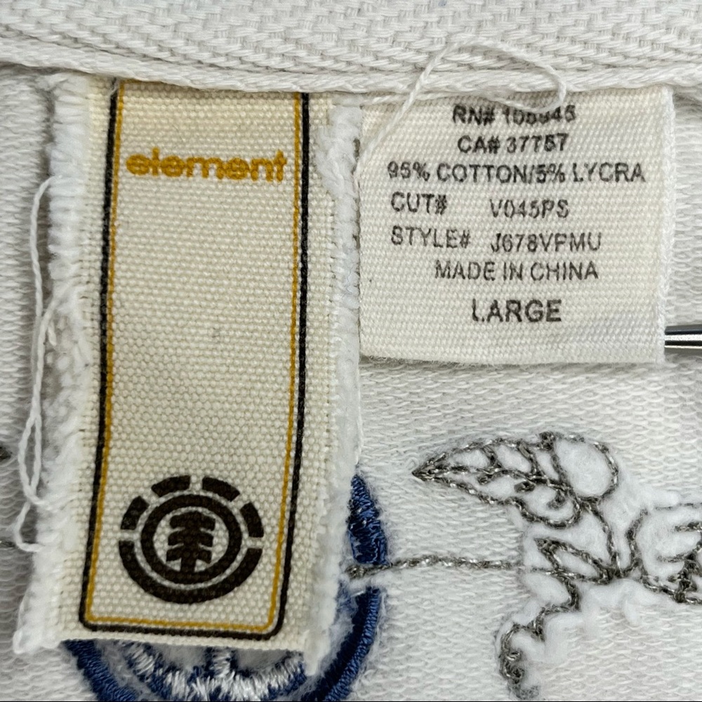 Element Embroidered Jacket Size Large - image 4